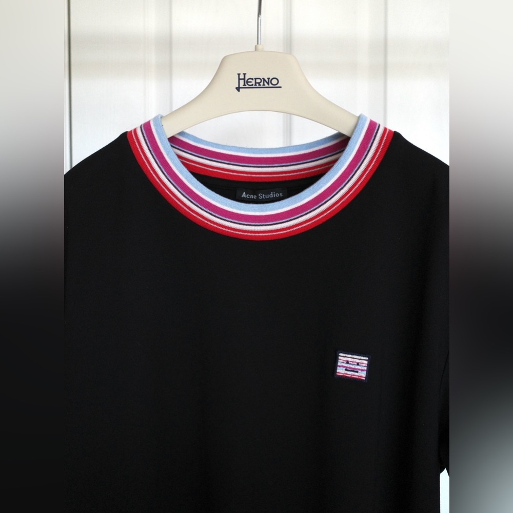 Acne Studios Ferris Face Black Shirt - L